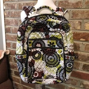 Vera Bradley Cocoa Moss Backpack